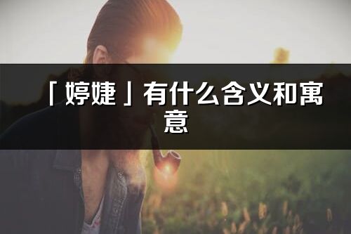 「婷婕」有什么含義和寓意_婷婕名字的出處與意思