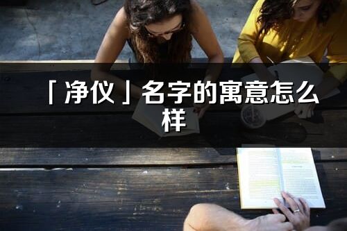 「凈儀」名字的寓意怎么樣_凈儀的出處