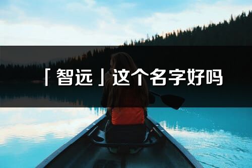 「智遠」這個名字好嗎_智遠名字寓意,含義