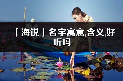 「海銳」名字寓意,含義,好聽嗎_海銳名字分析打分