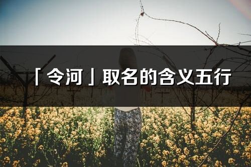 「令河」取名的含義五行_令河名字寓意解釋