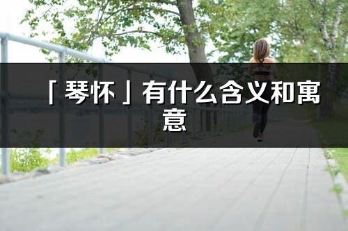 「琴懷」有什么含義和寓意_琴懷名字的出處與意思