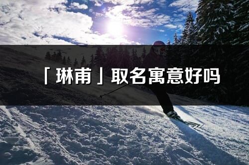 「琳甫」取名寓意好嗎_琳甫名字含義及五行