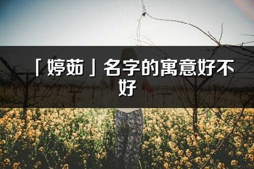 「婷茹」名字的寓意好不好_婷茹含義分析