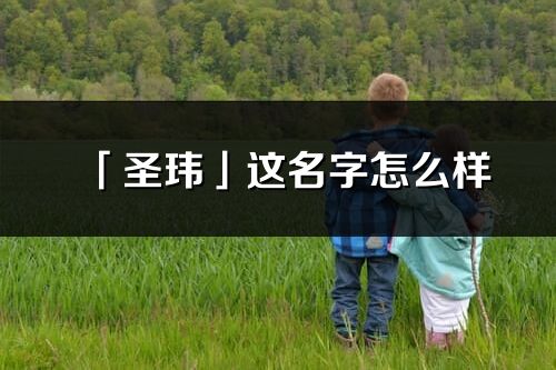 「圣瑋」這名字怎么樣_圣瑋的名字解釋