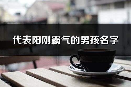 代表陽剛霸氣的男孩名字