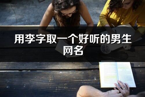 用李字取一個好聽的男生網名