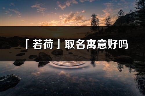 「若荷」取名寓意好嗎_若荷名字含義及五行