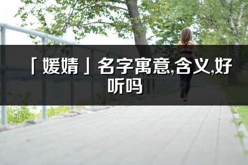 「媛婧」名字寓意,含義,好聽嗎_媛婧名字分析打分