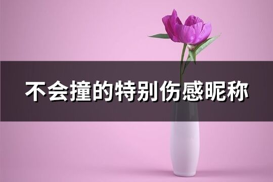 不會(huì)撞的特別傷感昵稱(chēng)(85個(gè))