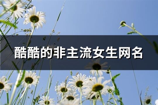 酷酷的非主流女生網名(共296個)