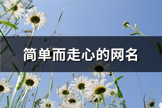 簡單而走心的網名(精選257個)