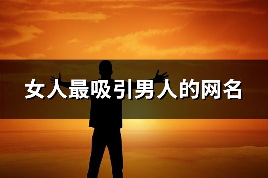 女人最吸引男人的網名(優選274個)