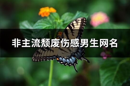 非主流頹廢傷感男生網名(精選76個)