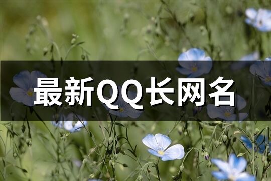 最新QQ長網名(89個)