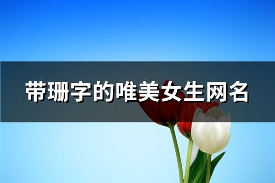 帶珊字的唯美女生網名(精選169個)