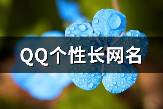 QQ個(gè)性長網(wǎng)名(137個(gè))