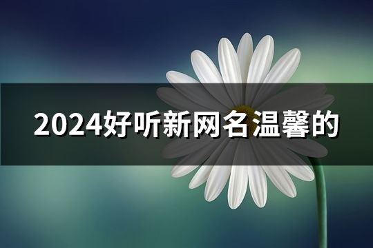 2024好聽新網名溫馨的(共128個)