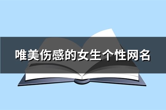 唯美傷感的女生個(gè)性網(wǎng)名(197個(gè))