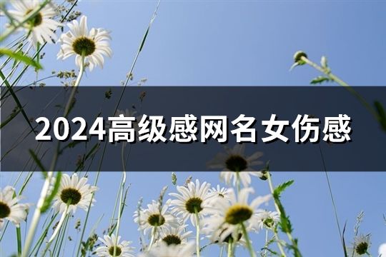 2024高級感網名女傷感(147個)