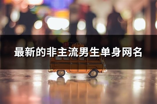 最新的非主流男生單身網名(精選124個)