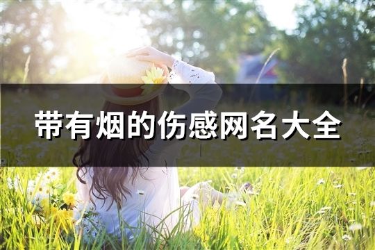 帶有煙的傷感網名大全(精選108個)