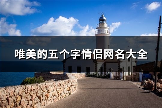 唯美的五個字情侶網名大全(精選163個)