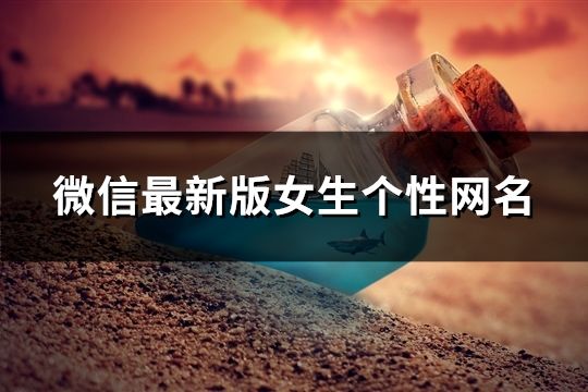 微信最新版女生個(gè)性網(wǎng)名(共67個(gè))