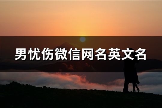 男憂傷微信網(wǎng)名英文名(共191個(gè))