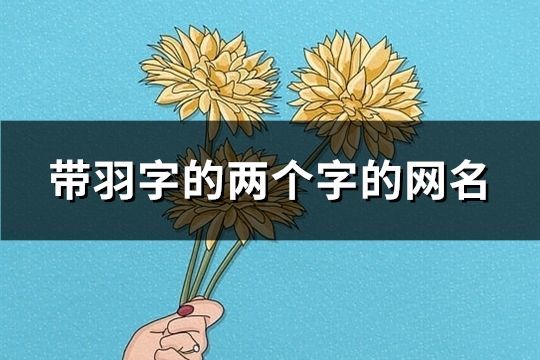 帶羽字的兩個字的網名(精選33個)