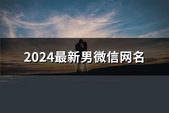 2024最新男微信網(wǎng)名(2720個)