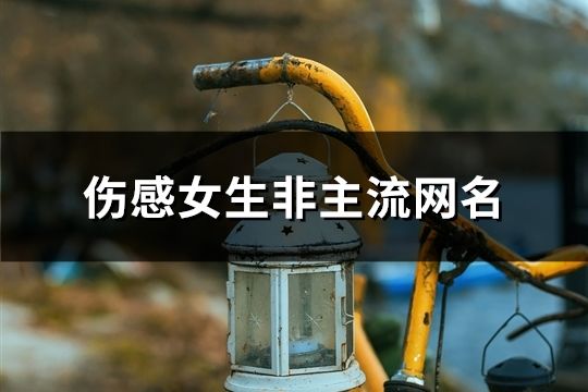 傷感女生非主流網名(精選160個)