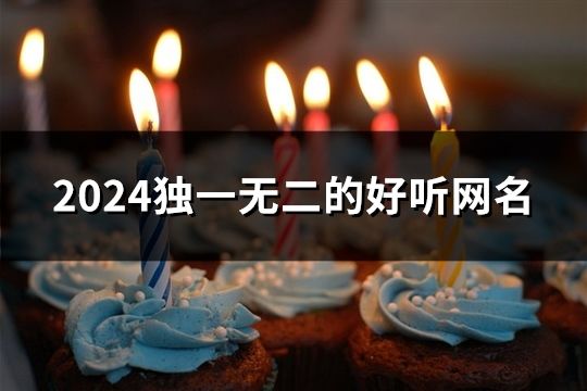 2024獨(dú)一無二的好聽網(wǎng)名(共50個(gè))