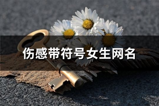 傷感帶符號女生網名(共98個)